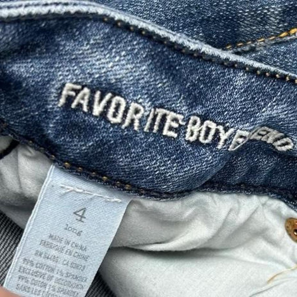 American Eagle y2k favorite boyfriend low rise bootcut jeans size 4 long - Picture 3 of 7